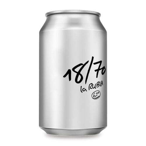 Cerveza la rubia 18/70 33cl image number