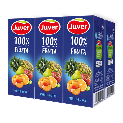 Zumo multifrutas JUVER 6x200ml image number