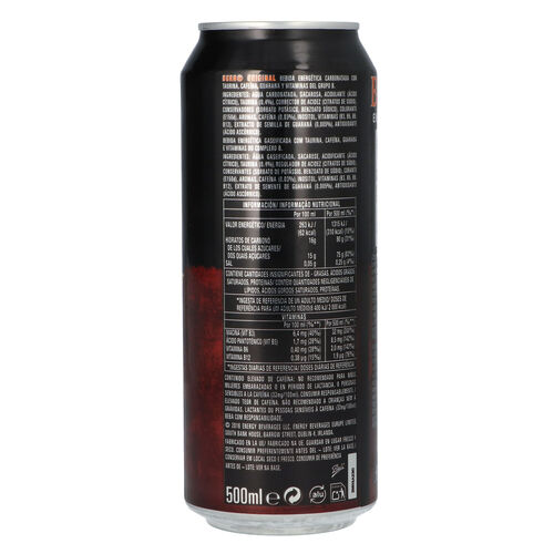 BEBIDA ISOTÓNICA BURN ENERGY LATA 500ml image number