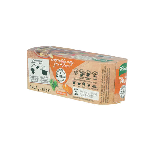 CALDO KNORR CACITO POLLO 4 CACITOS image number