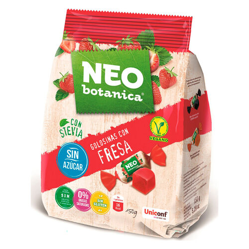 GOLOSINA FRESA CON ESTEVIA NEO 150g image number