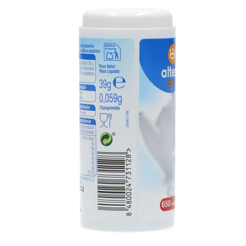 EDULCORANTE ALTEZA 650 COMPRIMIDOS image number