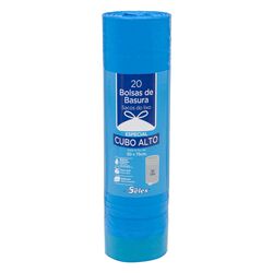 BOLSA DE BASURA CUBO ALTO AUTOCIERRE SELEX 30L 20 BOLSAS