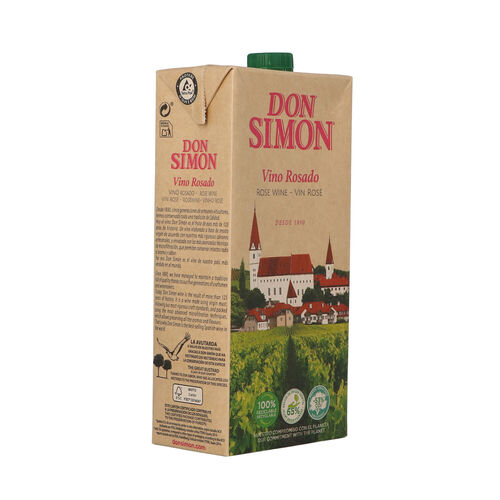 Vino rosado DON SIMON brik 1L image number