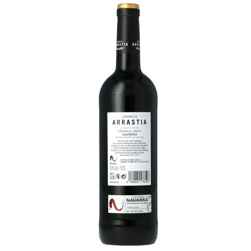 Vino tinto se&ntilde;orio de arrastia DO Navarra 750ml image number