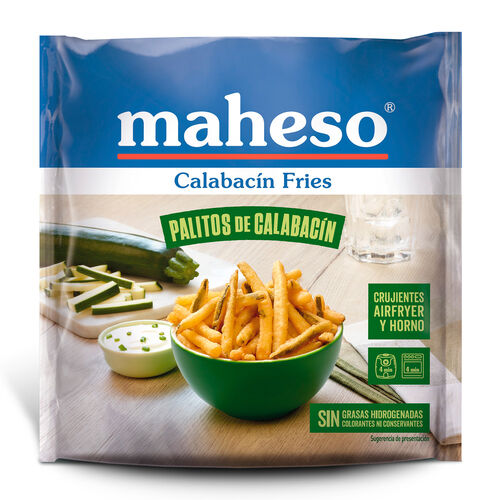 Palitos de calabac&iacute;n rebozados congelados MAHESO 300g image number