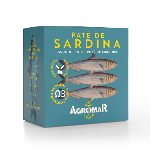 Pat&eacute; AGROMAR sardina lata 100g image number