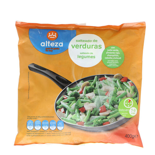 SALTEADO ALTEZA VERDURAS CONGELADO 400g image number