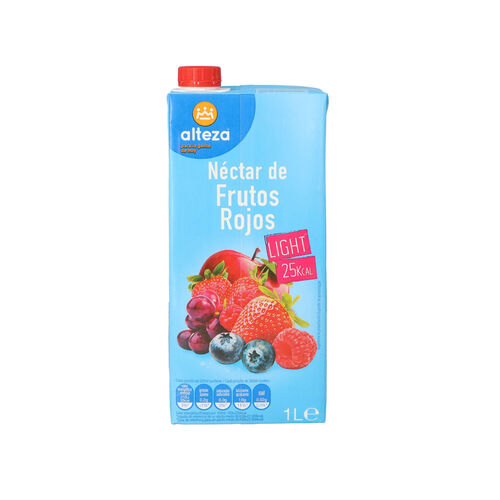 Nectar ALTEZA sin azucar fruto rojos ALTEZA brik 1L image number