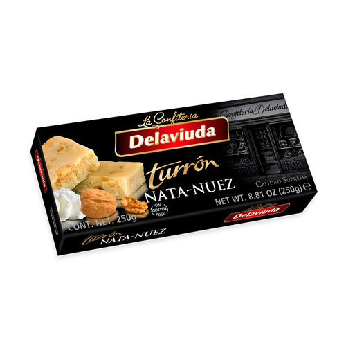 Turron de nata nuez DELAVIUDA 250g image number