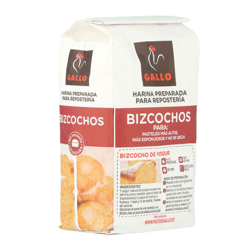 HARINA PREPARADO PARA REPOSTERIA BIZCOCHOS GALLO 1kg image number