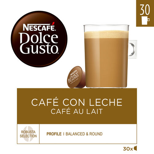 CAFE CON LECHE DOLCE GUSTO 30 CAPSULAS image number