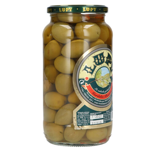 Aceituna gordal picante LUPY tarro 950g image number