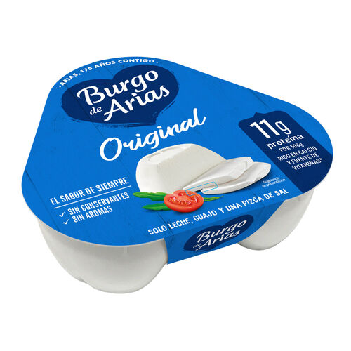 QUESO FRESCO ORIGINAL BURGO DE ARIAS 3x72g image number