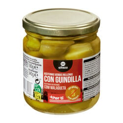 Aceitunas verdes rellenas con guindilla ALTEZA 180g
