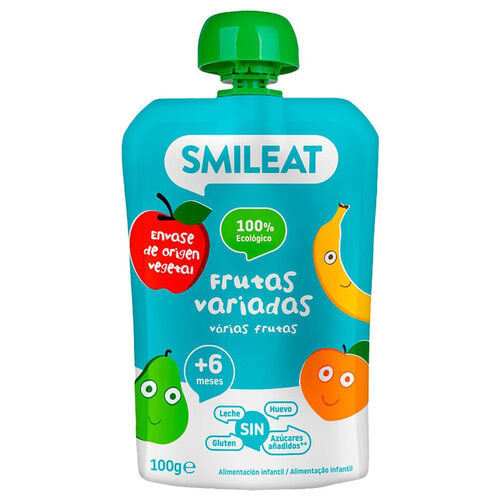 POUCH FRUTA VARIADA SMILEAT 100g image number