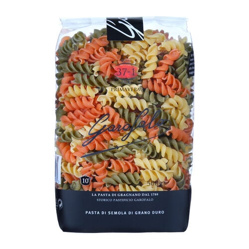 Pasta Fusilli Tricolore GAROFALO 500g image number