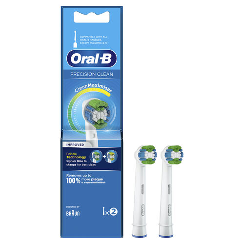 RECAMBIO CEPILLO DENTAL ELECTRICO ORAL B PRECISIÓN CLEAN PACK 2 image number