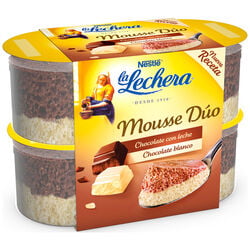 MOUSSE DUO CHOCOLATE LA LECHERA 4x59g