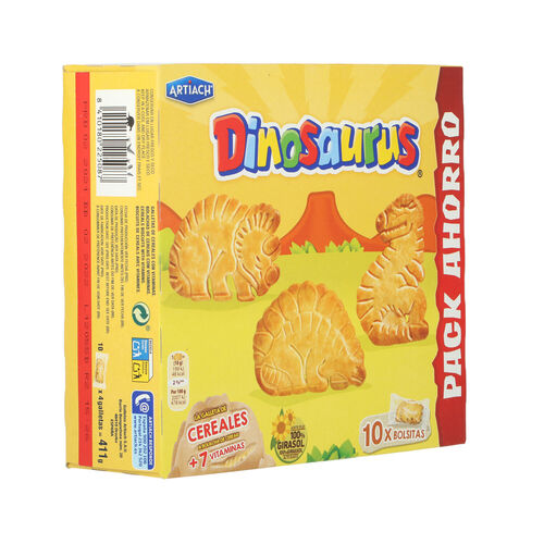 Galletas dinosaurios pack ahorro ARTIACH 411g image number