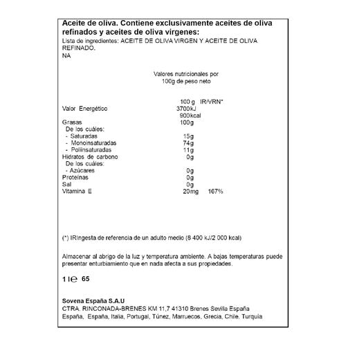 Aceite de oliva intenso ALTEZA 1L image number