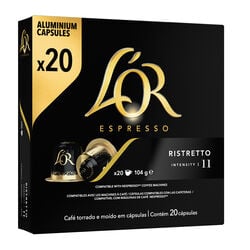 Caf&eacute; Espresso Ristretto LOR 20 c&aacute;psulas