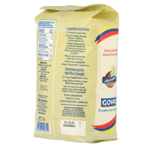 Harina maiz blanca GOYA 1kg image number
