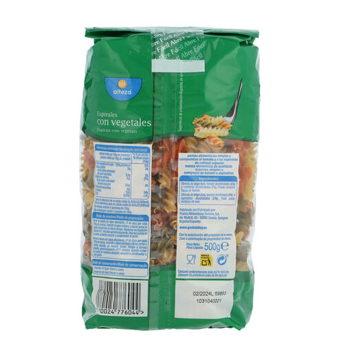 Espirales vegetales ALTEZA 500g image number