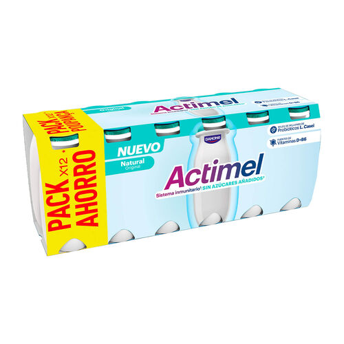 Bebida l&aacute;ctea Natural ACTIMEL 12x100ml image number