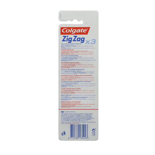CEPILLO DENTAL COLGATE ZIZ-ZAG MEDIO PACK 3 image number
