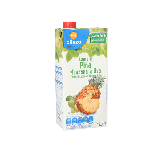 Zumo de pi&ntilde;a,uva y manzana ALTEZA 1L image number