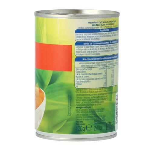 Cocktail frutas 420g image number