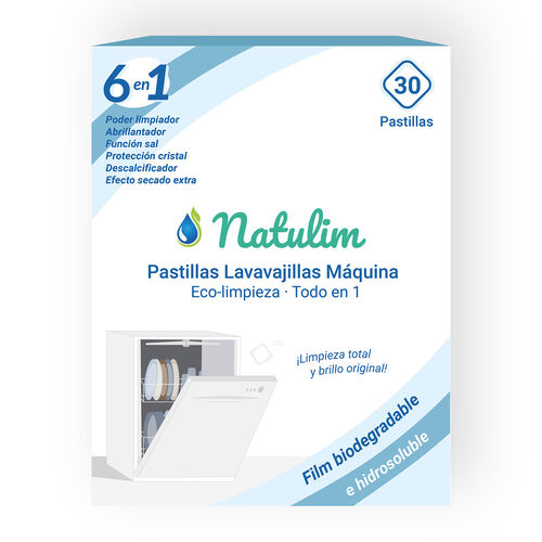 PASTILLAS LAVAVAJILLAS MAQUINA NATULIM 30uds image number