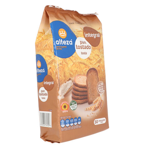 Pan tostado Integral ALTEZA 30uds 270g image number