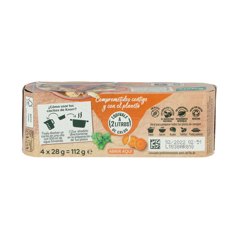 CALDO KNORR CACITO POLLO 4 CACITOS image number