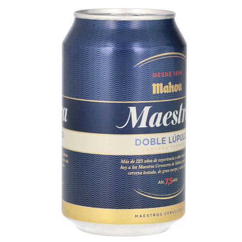 CERVEZA MAHOU MAESTRA LATA 33cl image number