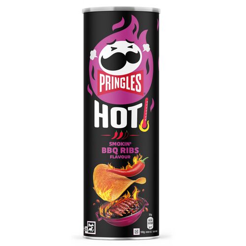 SNACK DE PATATA HOT SMOKIN' BBQ RIBS 160g image number