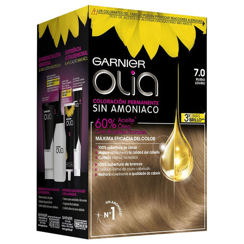 TINTE OLIA SIN AMONIACO N7 RUBIO image number