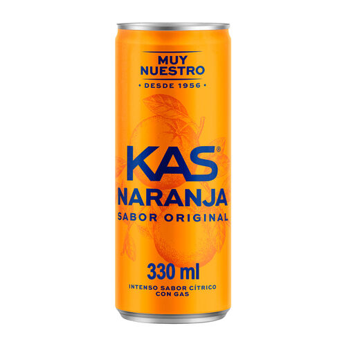 KAS NARANJA REFRESCO CON GAS 330ml image number