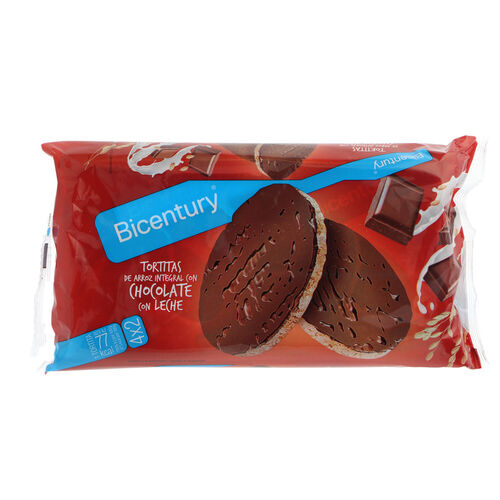 TORTITA ARROZ CHOCOLATE BICENTURY 130g image number