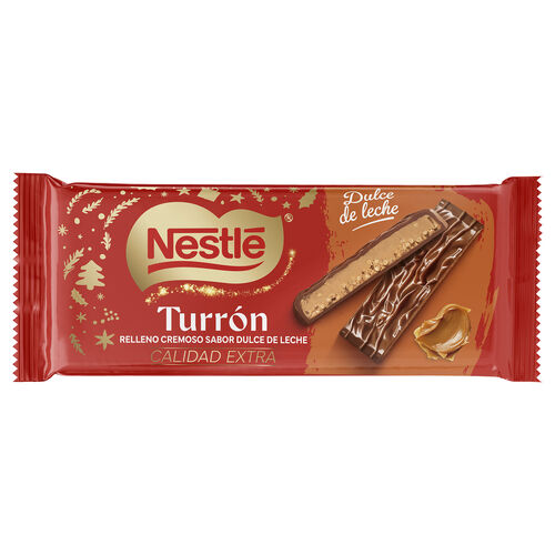 Turr&oacute;n relleno cremoso sabor dulce de leche NESTL&Eacute; 215g image number