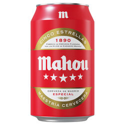 Cerveza Cinco Estrellas MAHOU 33cl