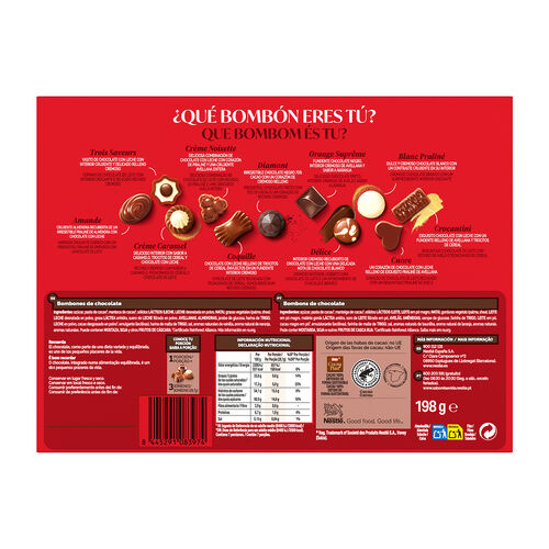 Surtido de bombones CAJA ROJA NESTLÉ 198g image number