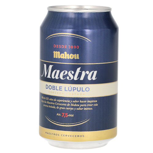 CERVEZA MAHOU MAESTRA LATA 33cl image number