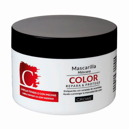MASCARILLA COLOR REPARA Y PROTEGE PARA CABELLO TEÑIDO O CON MECHAS CROWE 300ml image number