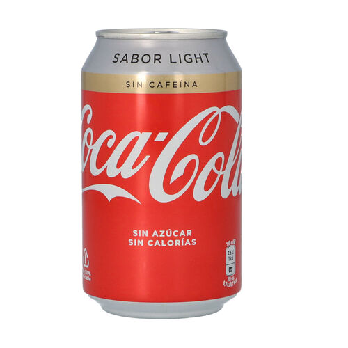 COCA COLA LIGHT SIN CAFEINA 33cl image number