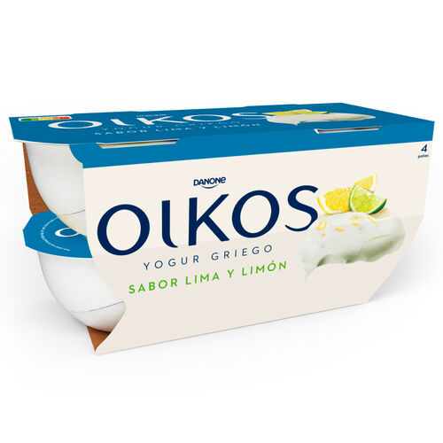 YOGUR GRIEGO SABOR LIMA LIMON OIKOS  4x110g image number