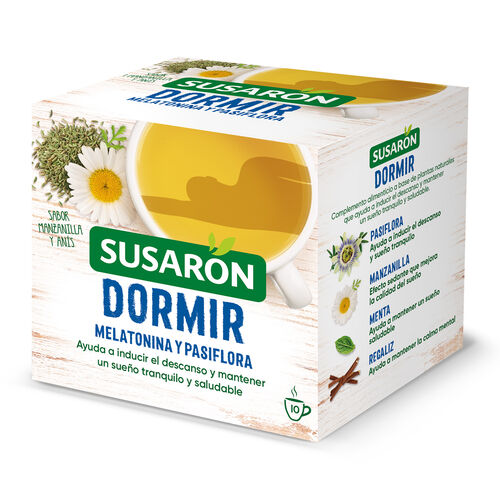 Tisana dormir con melatonina y pasiflora SUSARON 10uds image number