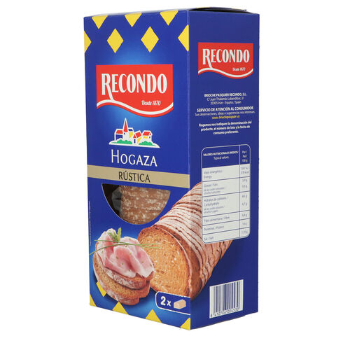 HOGAZA DE PAN RUSTICO RECONDO 240g image number