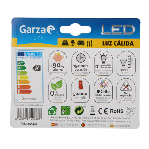 LAMPARA CEGASA LED DICROICA 49W GU10 image number